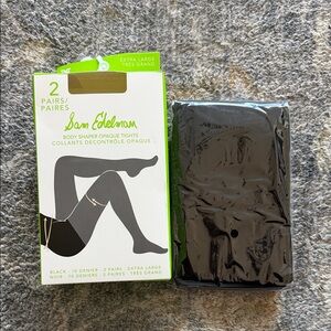Sam Edelman Black Body Shaper Tights XL 1 pair